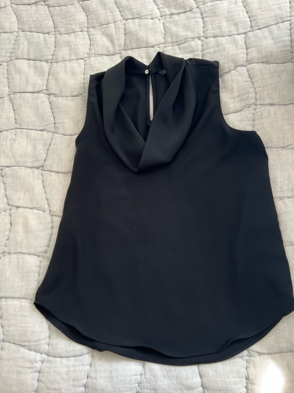 Zara Black Sleeveless Cowl Neck Camisole